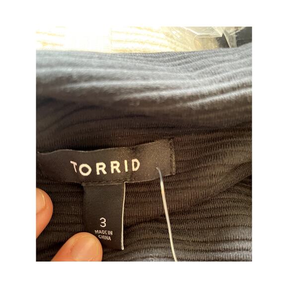 NWT Torrid Black Cropped Military Jacket Coat Blazer Preppy Academic Stretch 3X - Picture 4 of 11